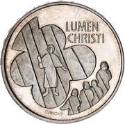 20 Francs Lumen Christi, Switzerland, 2000 reverse image