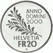 20 Francs Pax in Terra obverse image