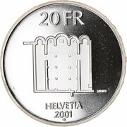 20 Francs Abbey of Müstair obverse image