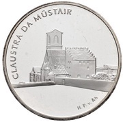 20 Francs Abbey of Müstair; trial, Switzerland, 2001 reverse image