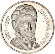 20 Francs Johanna Spyri, Switzerland, 2001 reverse image