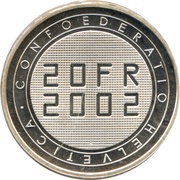 20 Francs Expo.02 obverse image