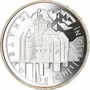20 Francs Chillon Castle, Switzerland, 2004 reverse image