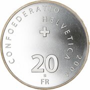 20 Francs Castles of Bellinzona obverse image