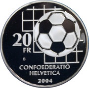 20 Francs FIFA obverse image