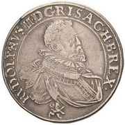 1 Thaler - Rudolf II Prague obverse image