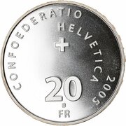 20 Francs Chapel Bridge Lucerne obverse image