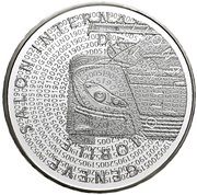 20 Francs Geneva Motor Show; trial, Switzerland, 2006 reverse image