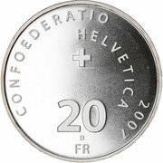 20 Francs Munot obverse image
