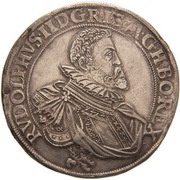 1 Thaler - Rudolf II Budweis obverse image
