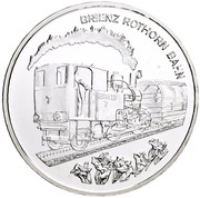 20 Francs Brienz-Rothorn Railway; trial, Switzerland, 2009 reverse image