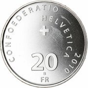 20 Francs Bernina Railway obverse image