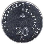 20 Francs Henri Dunant obverse image