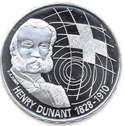 20 Francs Henri Dunant, Switzerland, 2010 reverse image