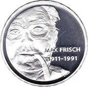 20 Francs Max Frisch reverse image