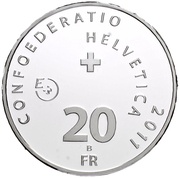 20 Francs Max Frisch; trial obverse image