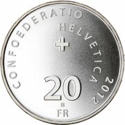 20 Francs Globi obverse image