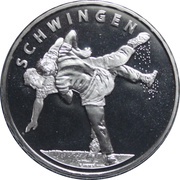 20 Francs Swiss wrestling, Switzerland, 2013 reverse image