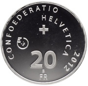 20 Francs Globi; trial obverse image