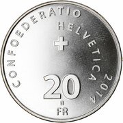 20 Francs Patrouille Suisse obverse image