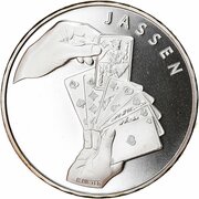 20 Francs Jass, Switzerland, 2014 reverse image