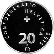 20 Francs Abbey of Saint-Maurice d'Agaune obverse image