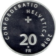 20 Francs Red Cross obverse image