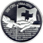 20 Francs Red Cross, Switzerland, 2016 reverse image
