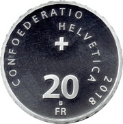 20 Francs Klausenpass obverse image