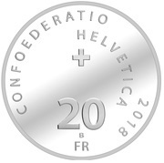 20 Francs Swiss Army Knife obverse image