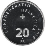 20 Francs La Suisse steamship obverse image