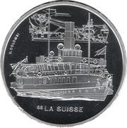 20 Francs La Suisse steamship, Switzerland, 2018 reverse image