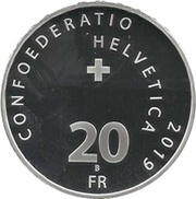 20 Francs Circus Knie obverse image