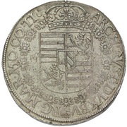 1 Thaler - Matthias II Prague, Bohemia, 1611-1612 reverse image