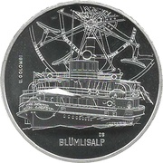 20 Francs Bluemlisalp steamship, Switzerland, 2019 reverse image