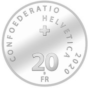 20 Francs Swiss Firefighters Association obverse image