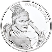 20 Francs Roger Federer, Switzerland, 2020 reverse image