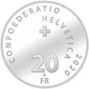 20 Francs Susten Pass obverse image
