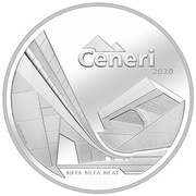 20 Francs Ceneri Base Tunnel, Switzerland, 2020 reverse image