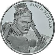 20 Francs Roger Federer, Switzerland, 2020 reverse image