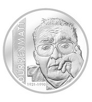 20 Francs Friedrich Dürrenmatt, Switzerland, 2021 reverse image