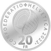 20 Francs Solar Energy obverse image