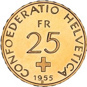25 Francs obverse image