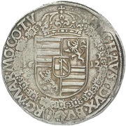 1 Thaler - Matthias II Kuttenberg, Bohemia, 1612 reverse image