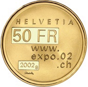 50 Francs Expo.02 obverse image