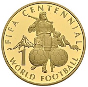 50 Francs FIFA, Switzerland, 2004 reverse image