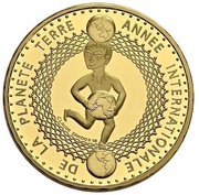 50 Francs International Year of Planet Earth, Switzerland, 2008 reverse image