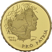 50 Francs Pro Patria, Switzerland, 2009 reverse image
