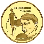 50 Francs Pro Juventute, Switzerland, 2012 reverse image