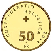 50 Francs Swiss National Park obverse image